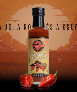 Habanero chiliszósz Trinidad Moruga Scorpion kézműves chili szósz