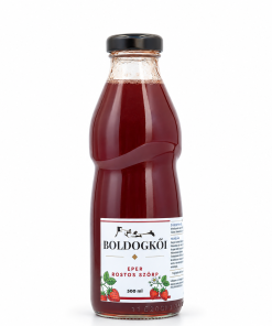Boldogkői eper rostos szörp 500 ml