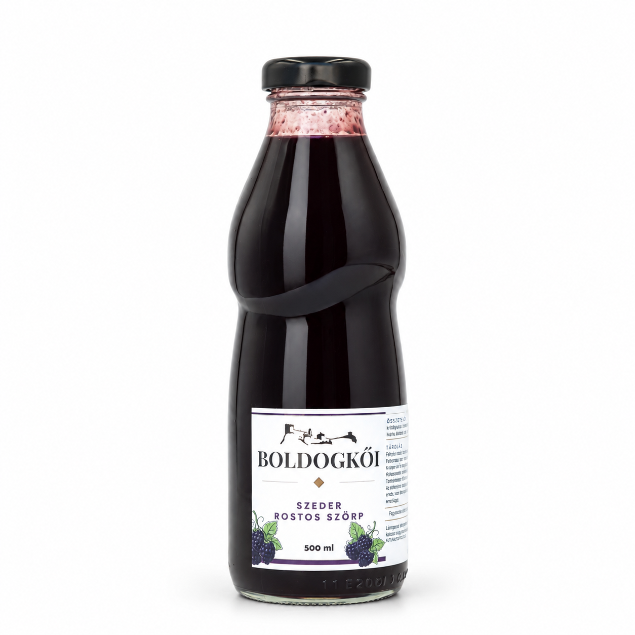 Boldogkői szeder rostos szörp 500 ml