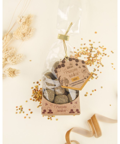 Gyömbér étcsokoládéban virágporral – 100 g