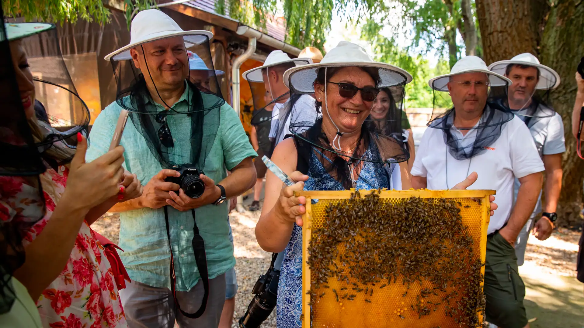 A méhészeti élményprogramokon a méh- és darázs fullánkról is hallhatnak az érdeklődők.