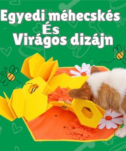 Méhecskés és Virágos szimat szőnyeg interaktív kutya játék