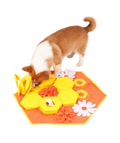 Méhecskés és Virágos szimat szőnyeg interaktív kutya játék